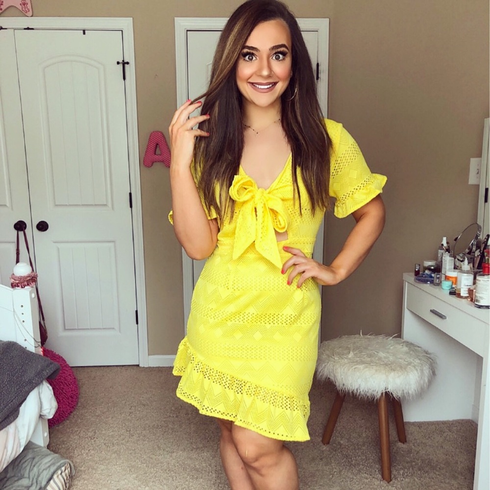 Yellow dress